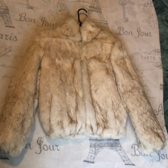 Vintage elan authentic rabbit fur coat medium - Picture 3 of 8
